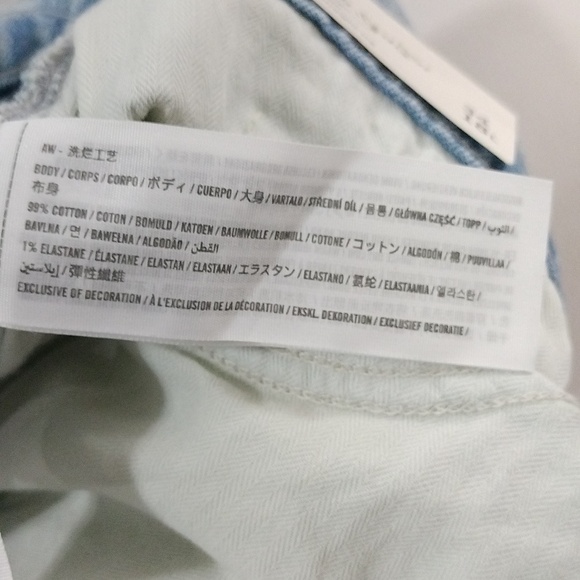 Abercrombie & Fitch Men's The 90s Straight Ultra Hi Rise Jeans Light Blue 35/18L - Picture 6 of 10